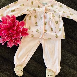 Carters baby girl pajamas